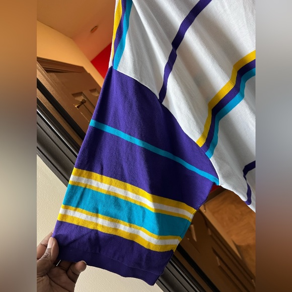 Evolution Collared Shirt Used Excellent Condition 💜🤍💙💛👕 - Picture 2 of 8